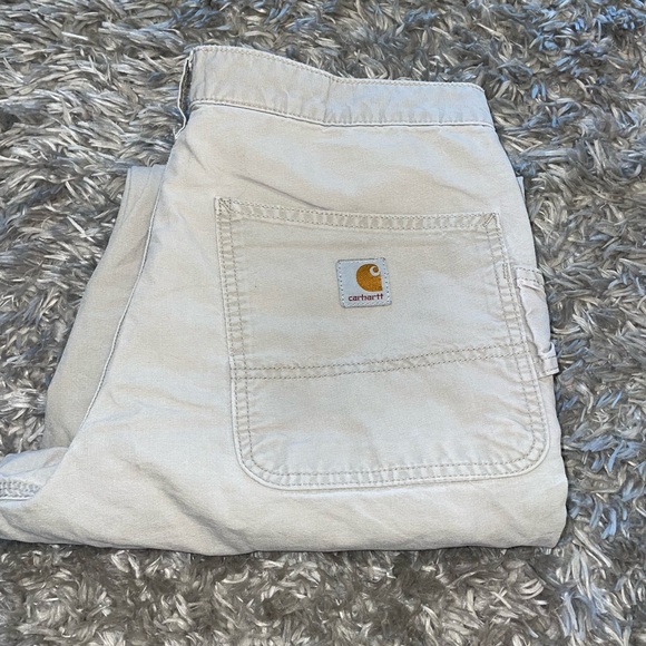 Tan Carharrt cargo pants, 31x32, lightly worn - Picture 1 of 5